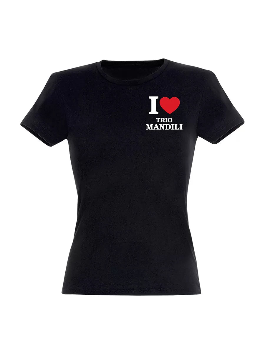 T-shirt I love Trio Mandili, for women