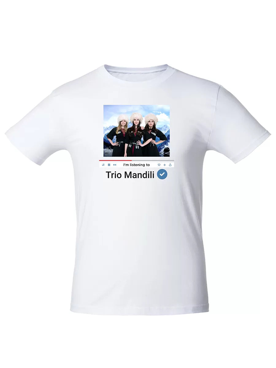 T-shirt “I’m listening Trio Mandili”, for men