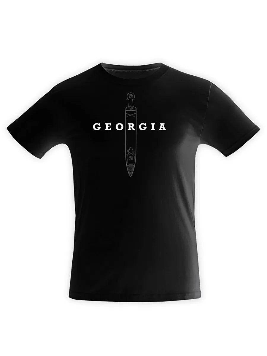 T-shirt with a Georgian symbol