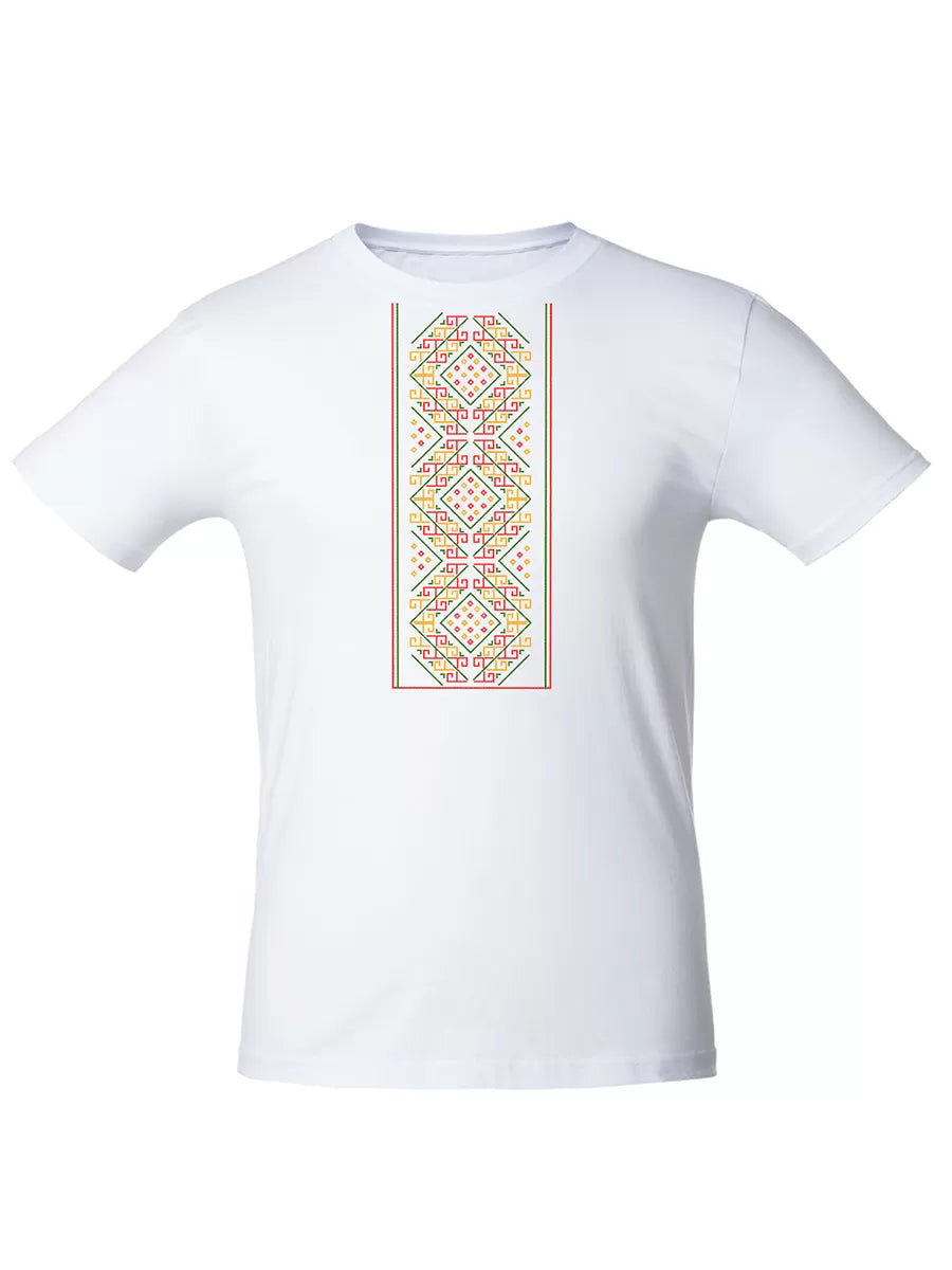 T-shirt with a Georgian ornament