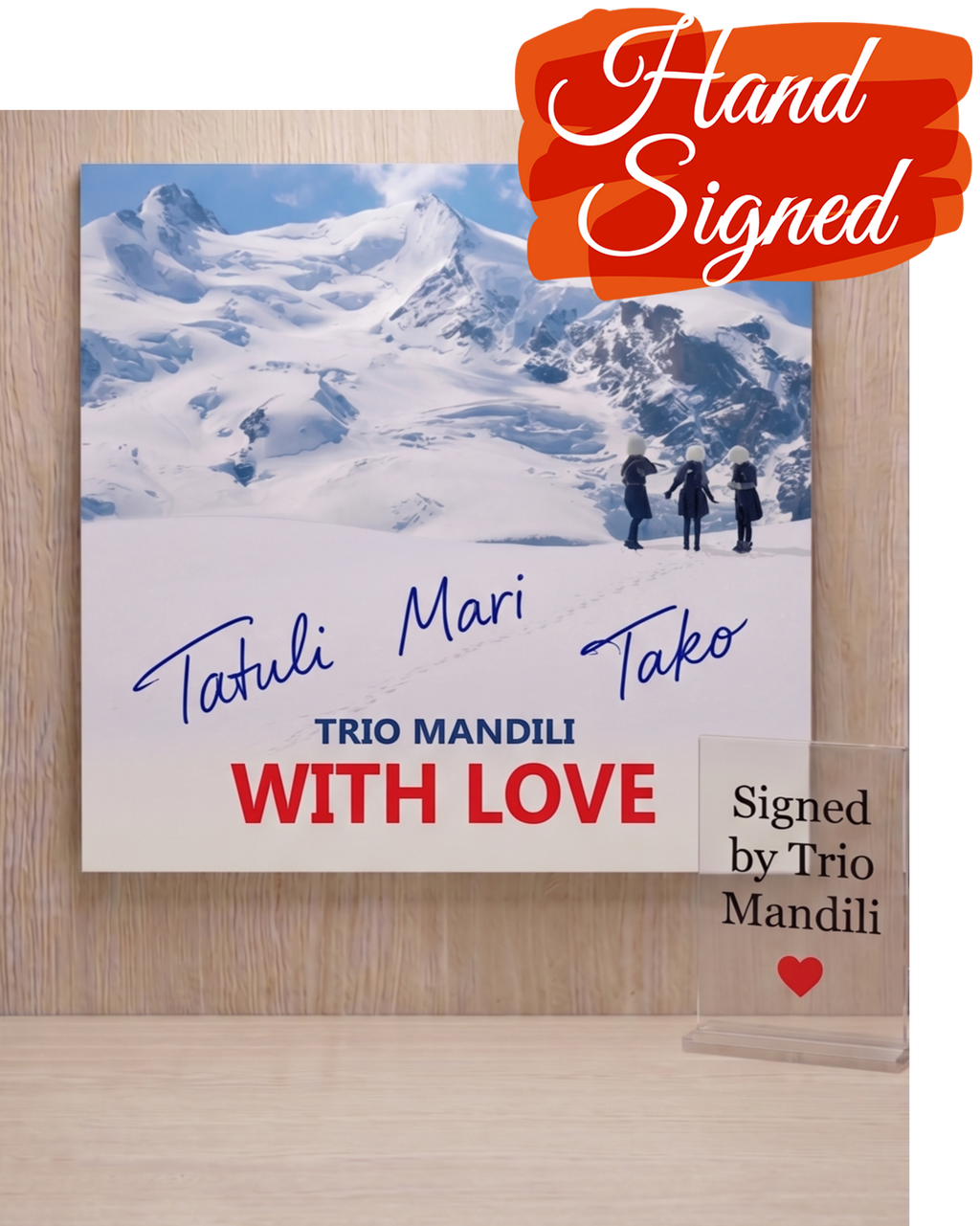 Signed CD 1 “WITH LOVE”