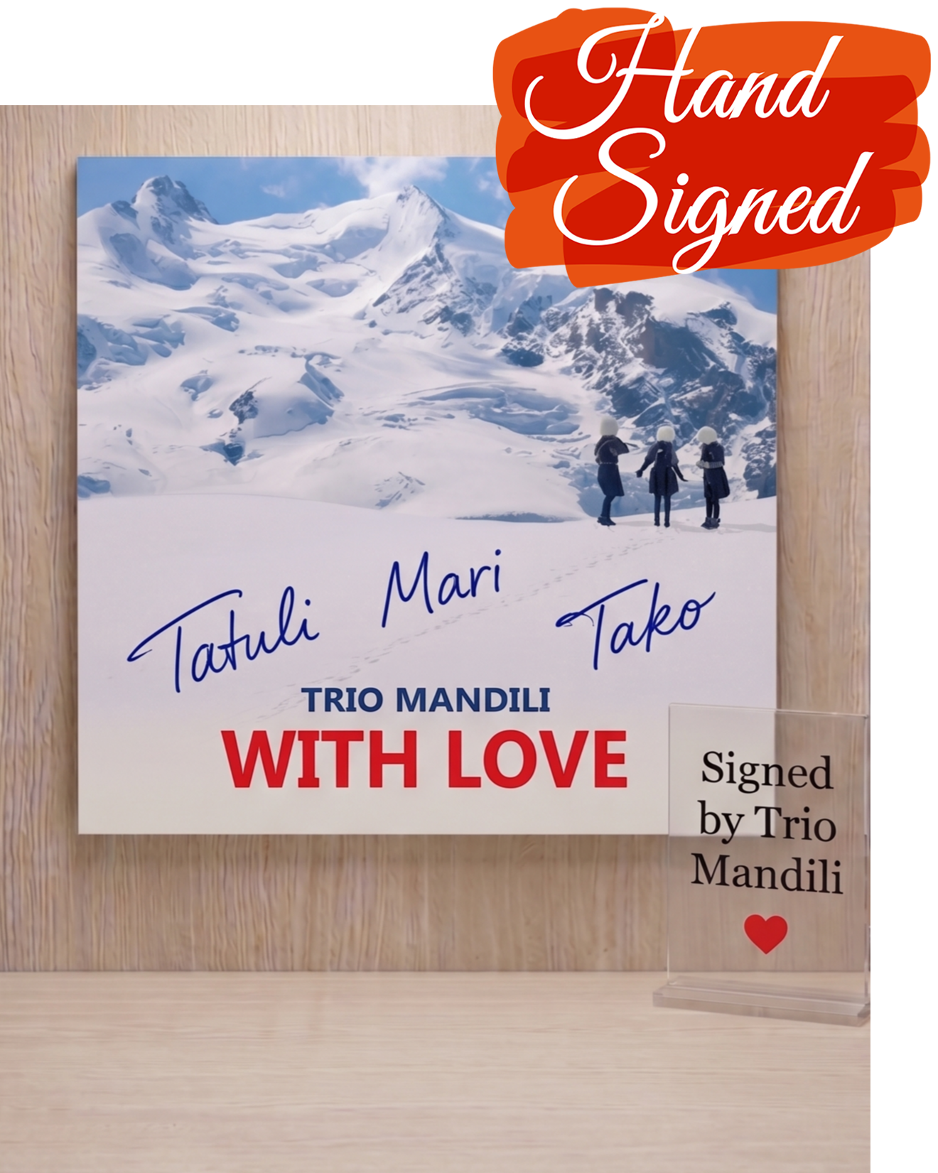 Signed CD 1 “WITH LOVE”
